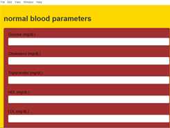 Normal Blood Parameters